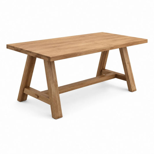 Esstisch Natur Eiche Massivholz rechteckig 160 x 90 x 75 cm