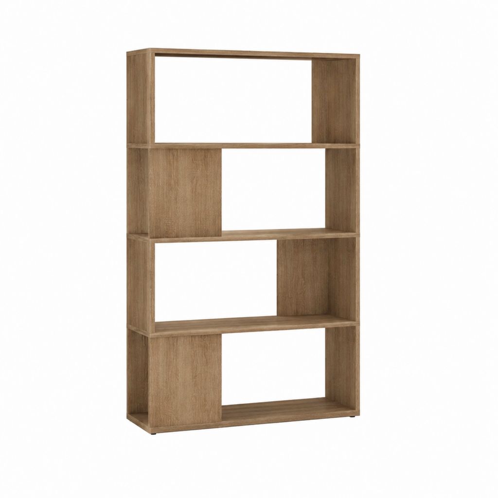 Bücherregal Standregal Braun aus Spanplatte rechteckig 80 x 30 x 180 cm